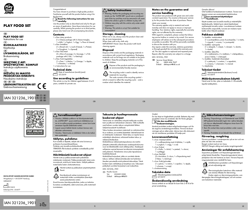 Página 1 del manual Manual de usuario Playtive IAN 321236