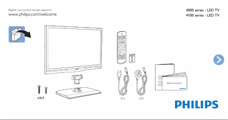 Imagen de la primera página del manual del dispositivo 23PHH4009