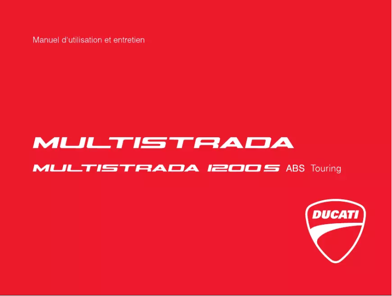 Imagen de la primera página del manual del dispositivo Multistrada 1200 S Touring (2010)