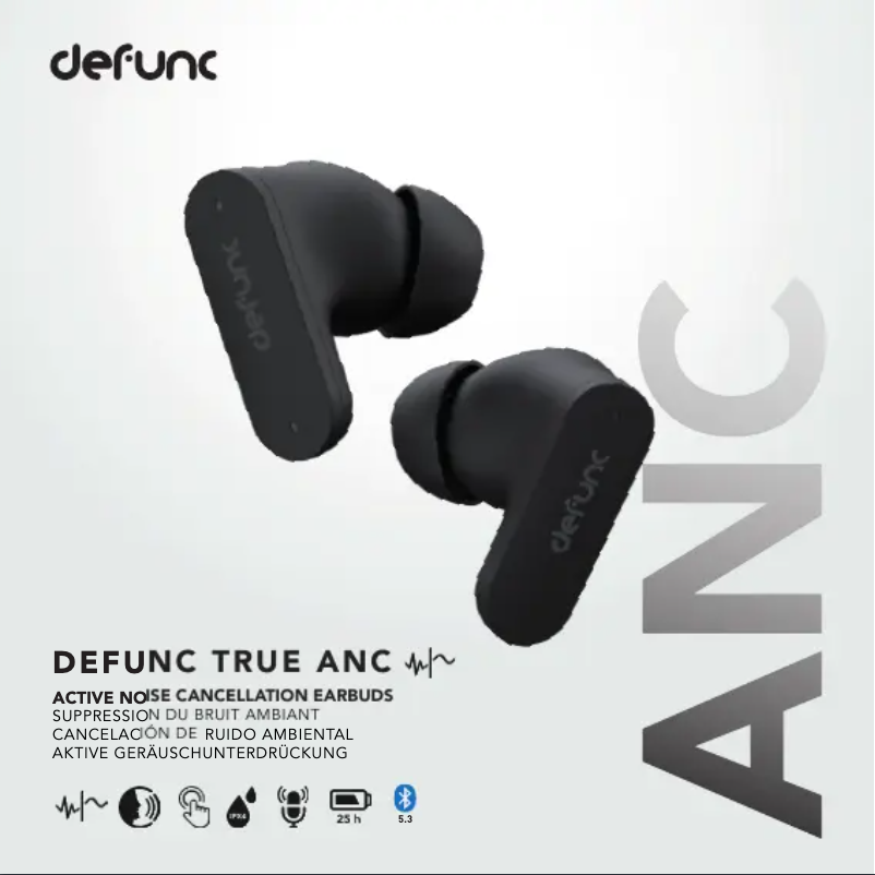 Imagen de la primera página del manual del dispositivo TRUE ANC