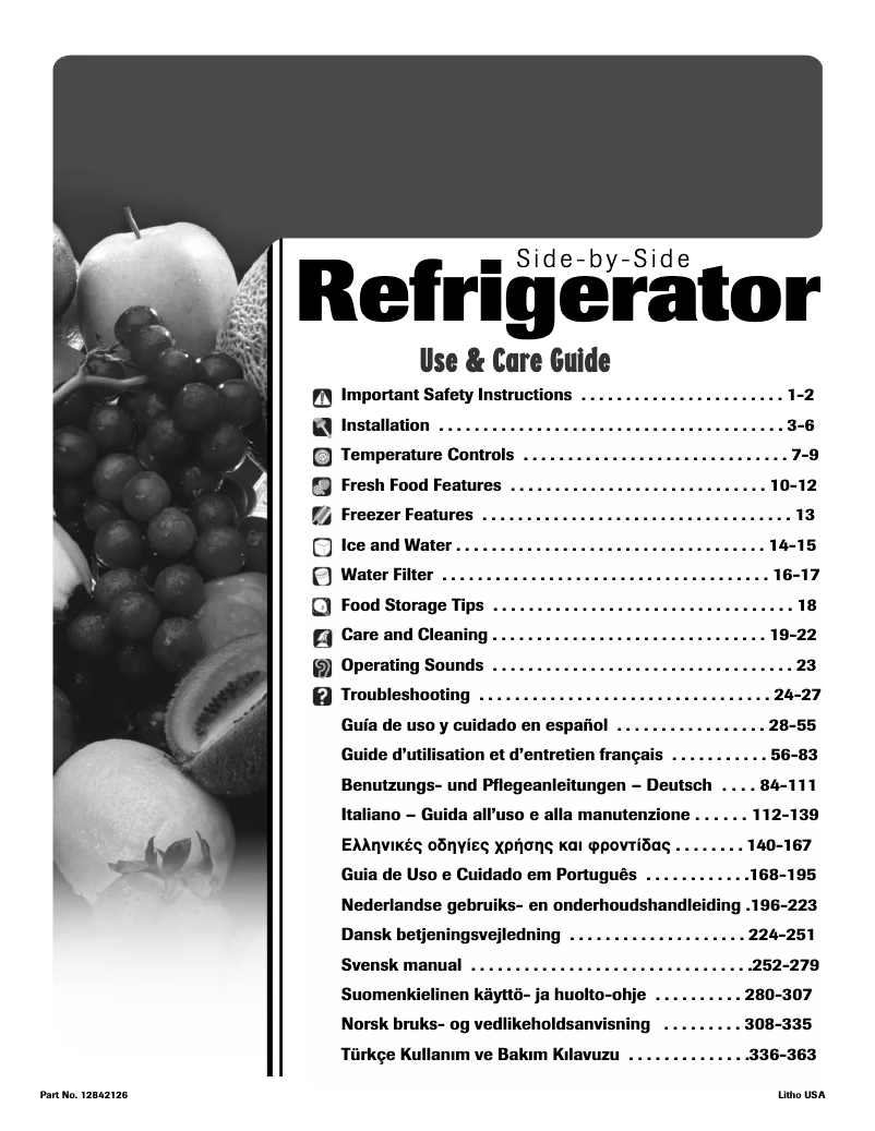 Página 1 del manual Manual de usuario Amana AS 2628 HEKB