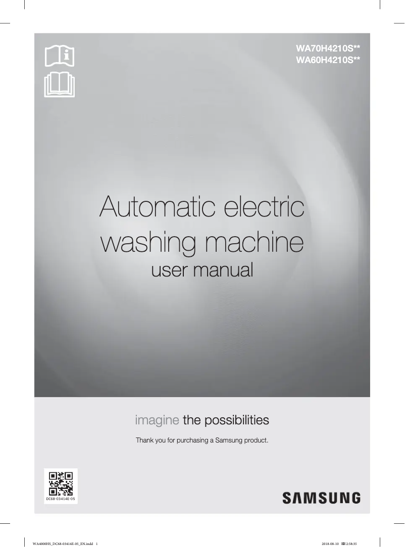 Imagen de la primera página del manual del dispositivo WA50H4200SW