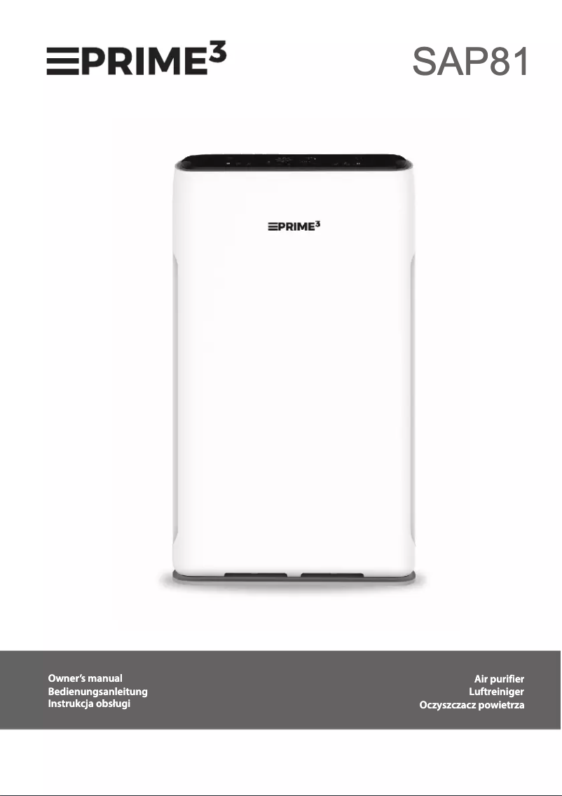 Imagen de la primera página del manual del dispositivo SAP81