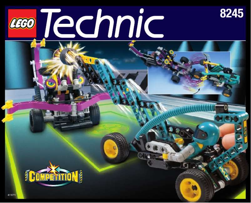 Imagen de la primera página del manual del dispositivo ROBOT'S REVENGE