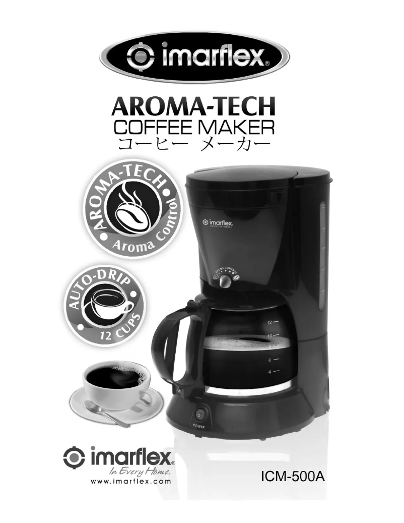 Imagen de la primera página del manual del dispositivo ICM-500A