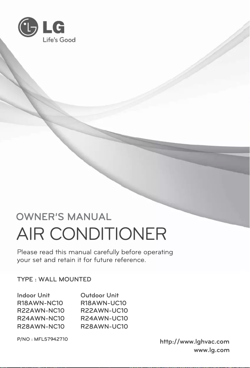 Página 1 del manual Manual de usuario LG R22AWN-NC10