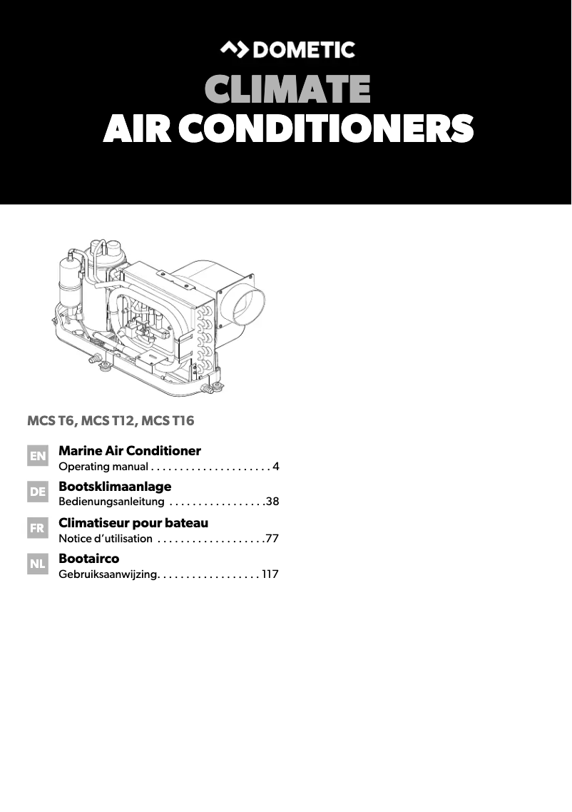 Imagen de la primera página del manual del dispositivo MCS T6