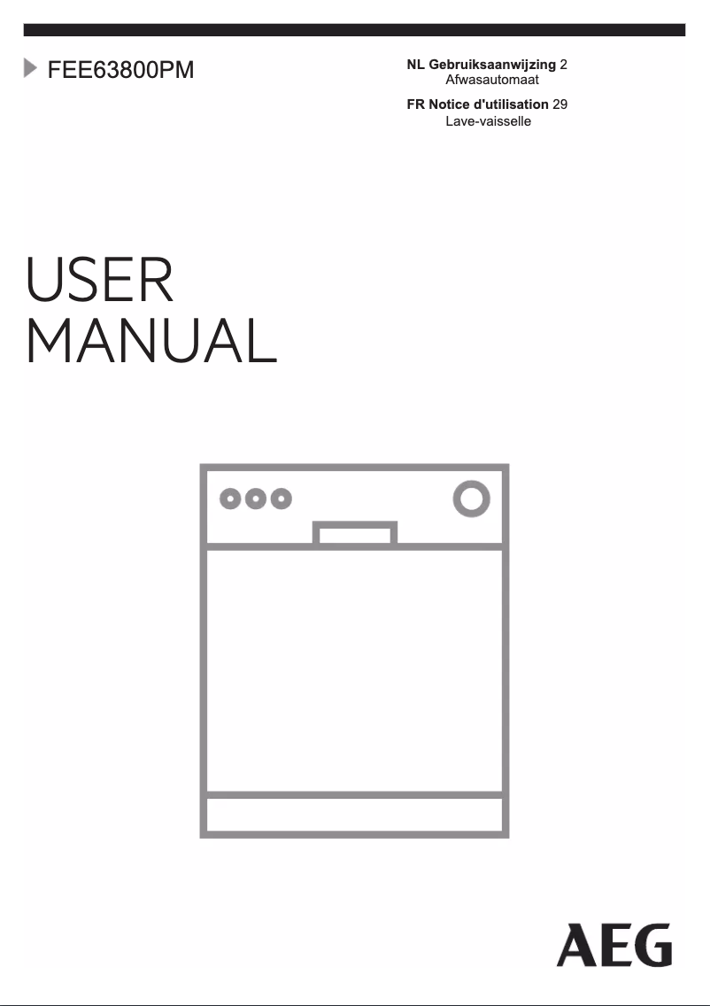 Imagen de la primera página del manual del dispositivo FEE63800PM