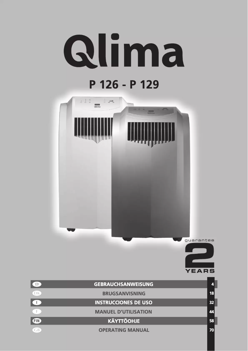 Imagen de la primera página del manual del dispositivo P 129