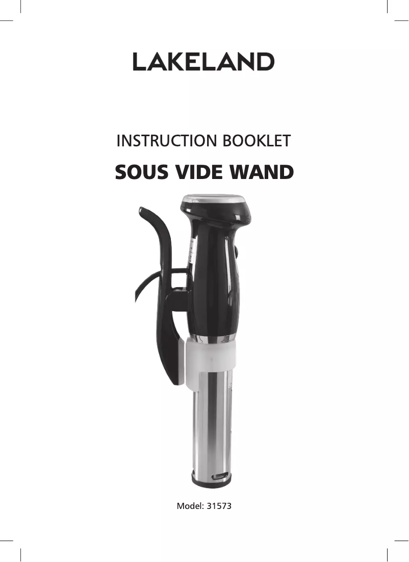 Página nº 1 - Manual de usuario Lakeland 31573