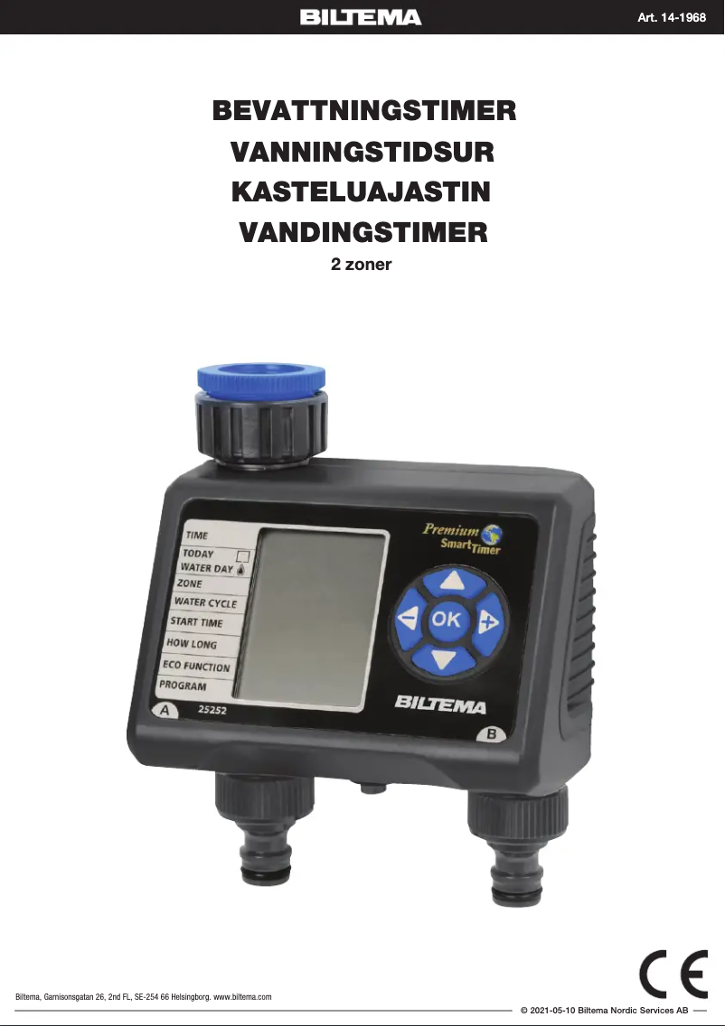 Página 1 del manual Manual de usuario Biltema 14-1968