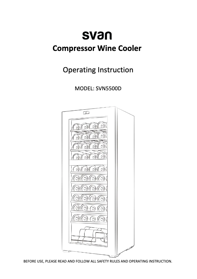 Imagen de la primera página del manual del dispositivo SVN5500D