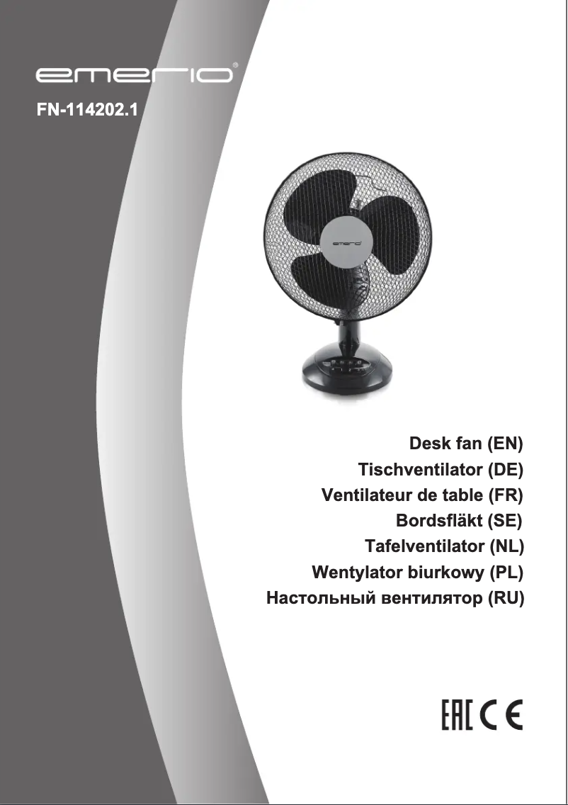 Página 1 del manual Manual de usuario Emerio FN-114202.1