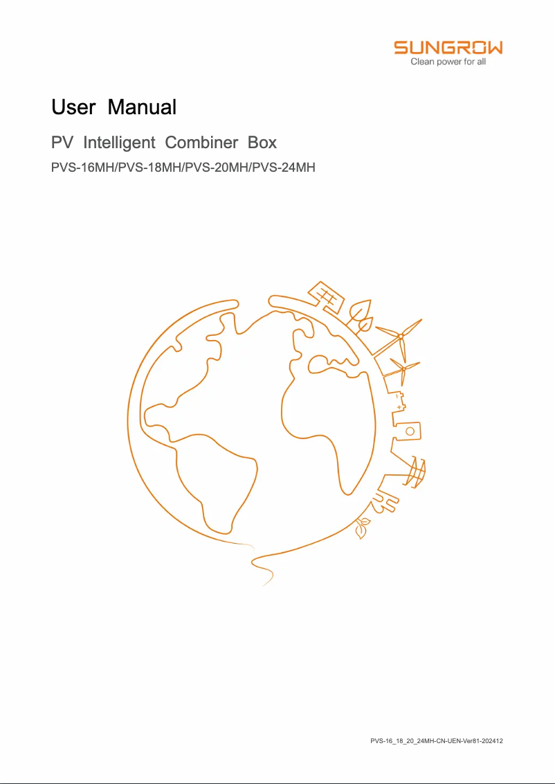 Imagen de la primera página del manual del dispositivo PVS24MH