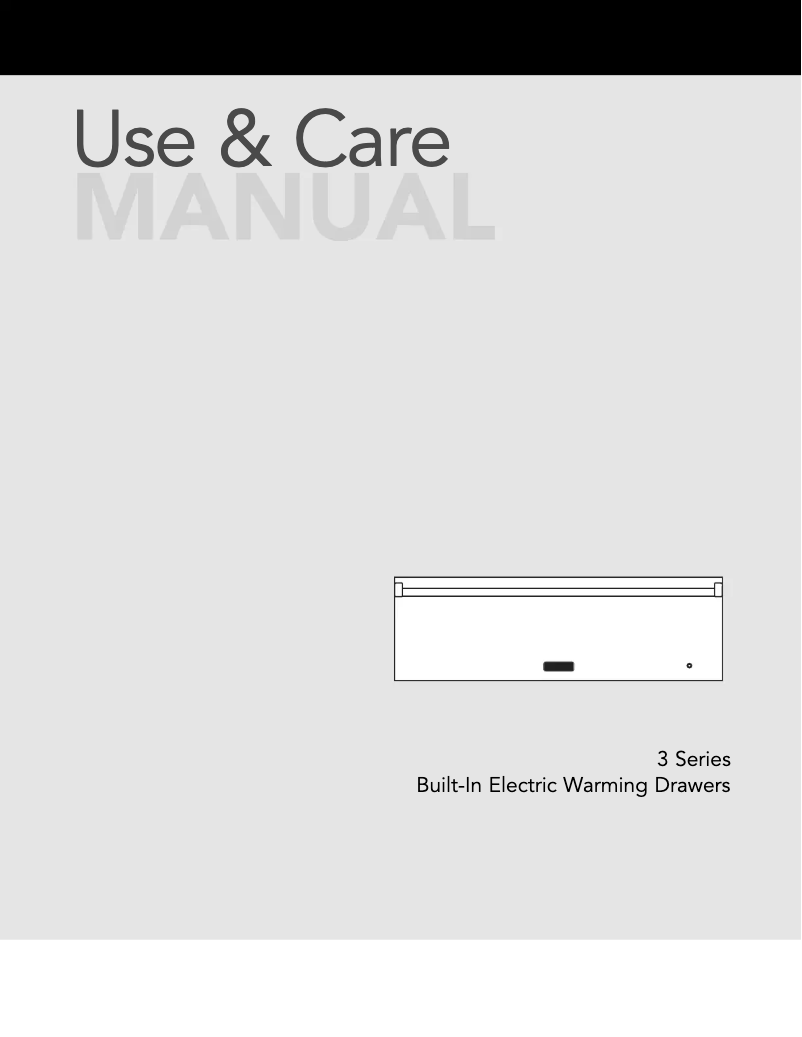 Página 1 del manual Manual de uso y mantenimiento Viking RVEWD330BK