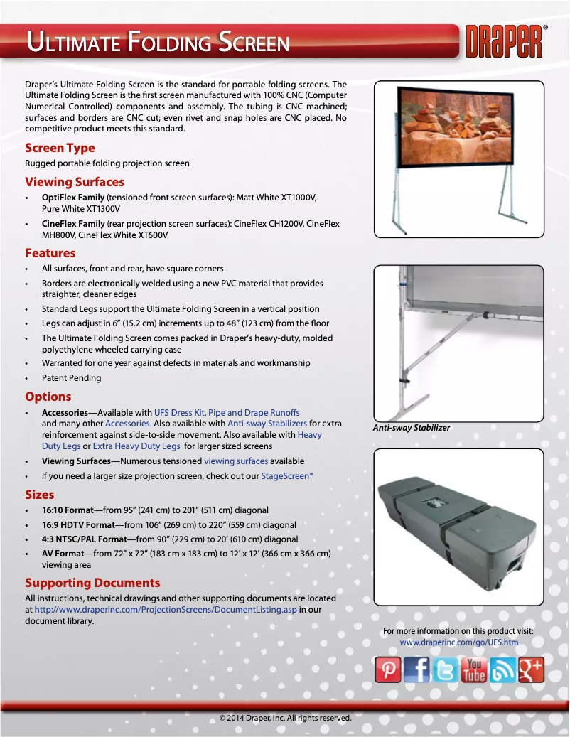 Página 1 del manual Manual de usuario Draper Ultimate