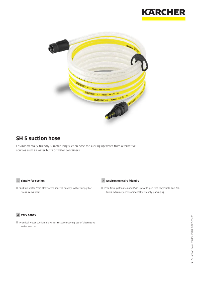 Imagen de la primera página del manual del dispositivo SH 5