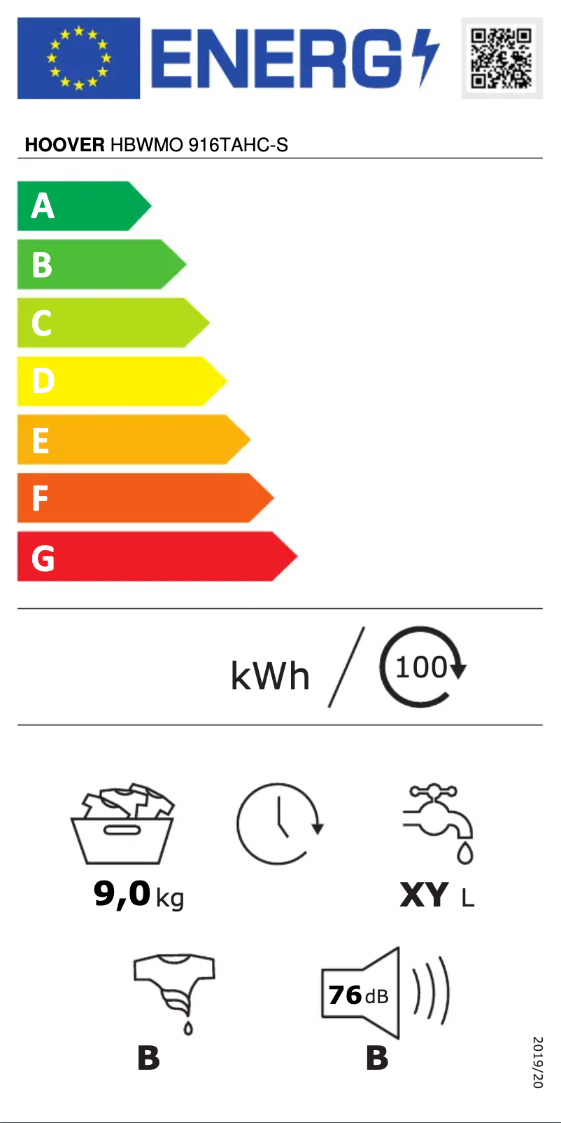 Imagen de la primera página del manual del dispositivo H-WASH 300 HBWMO 916TAHC-S