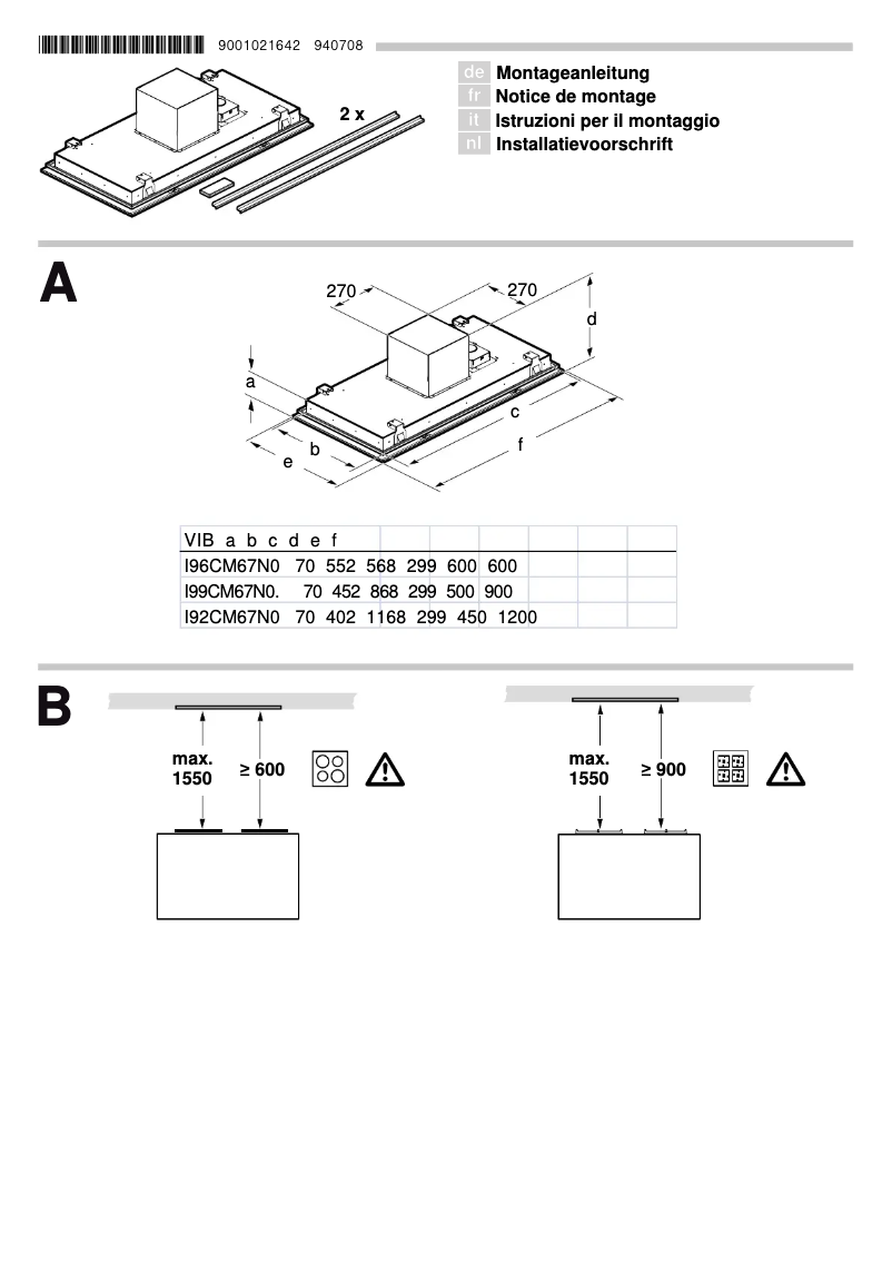 Imagen de la primera página del manual del dispositivo ICM 9667 N