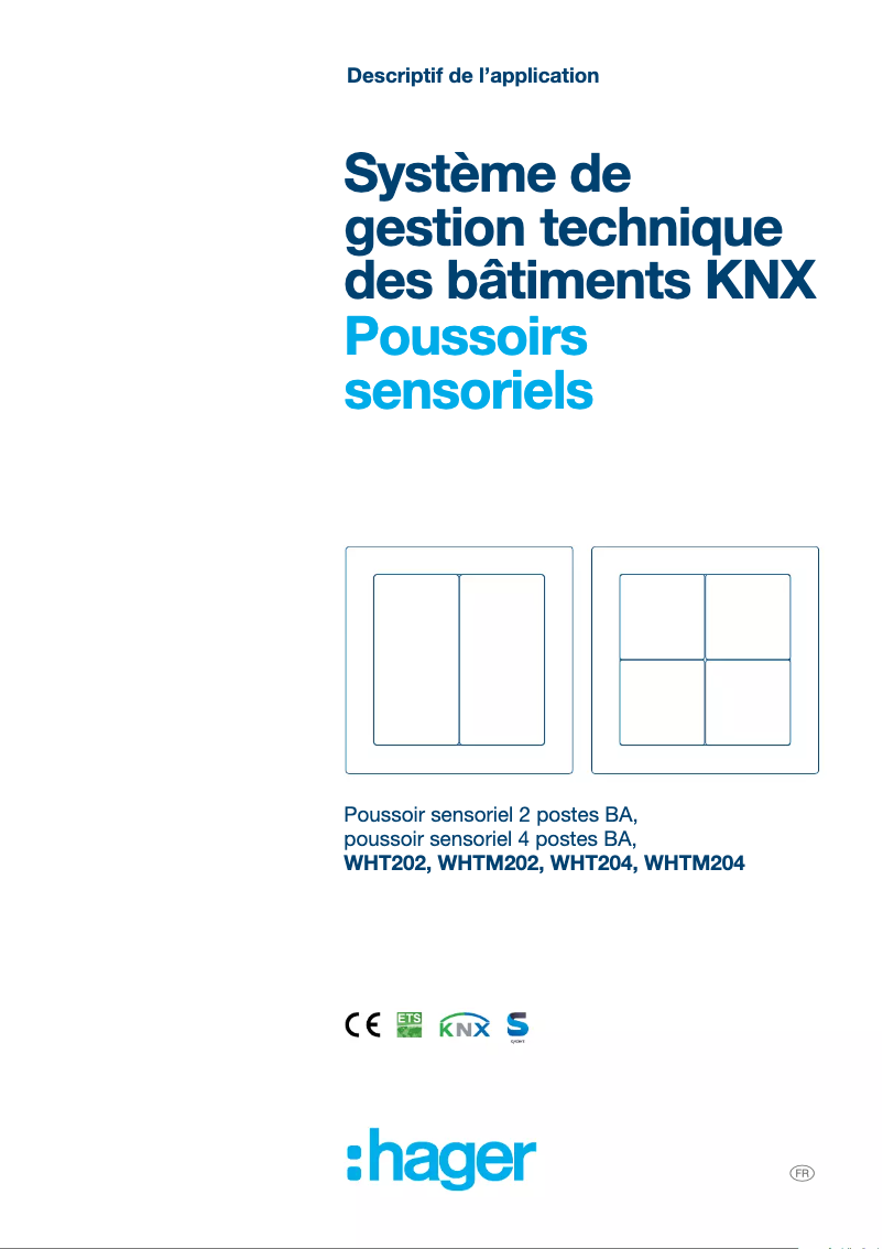 Página 1 del manual Manual de usuario Hager WHT202