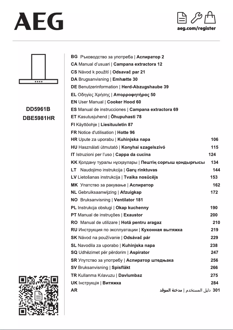 Imagen de la primera página del manual del dispositivo DD5961B
