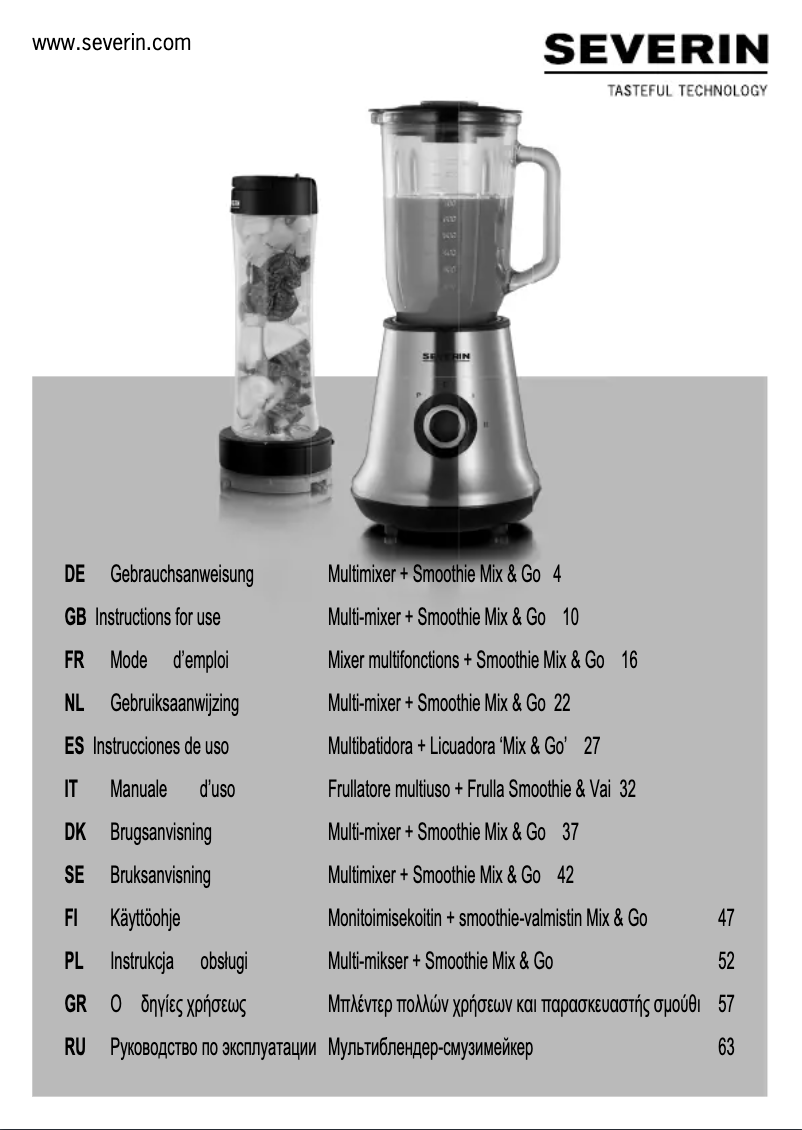 Imagen de la primera página del manual del dispositivo SM 3737