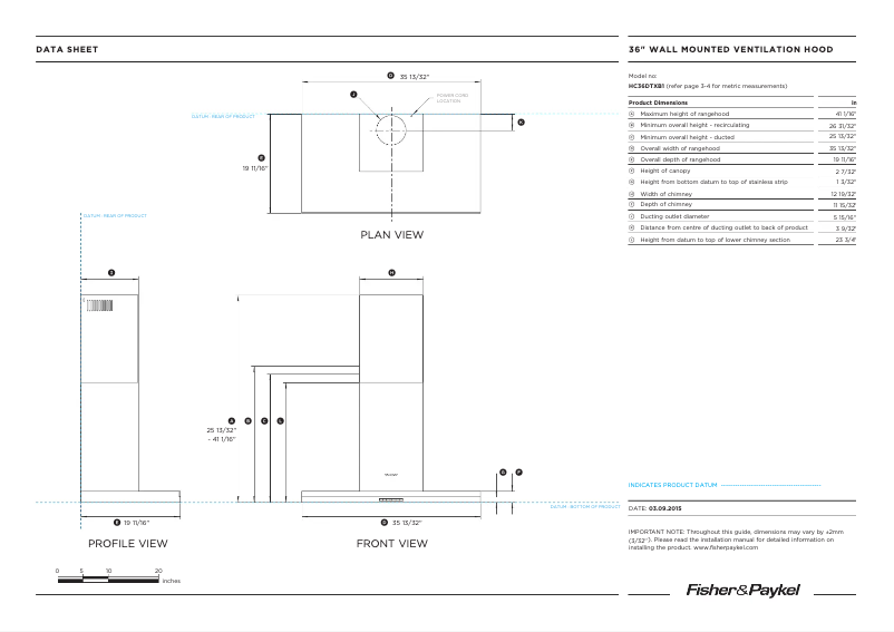Imagen de la primera página del manual del dispositivo HC36DTXB2