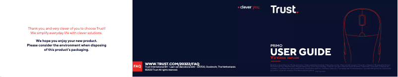 Imagen de la primera página del manual del dispositivo Primo 20322