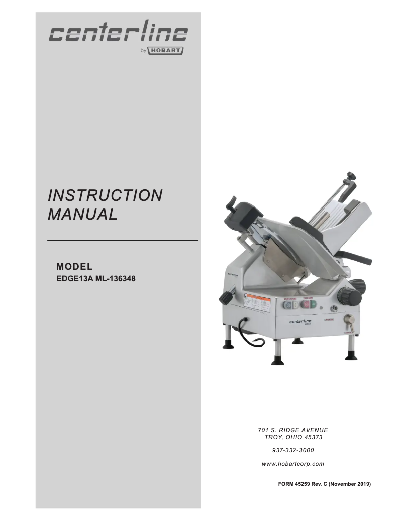 Imagen de la primera página del manual del dispositivo EDGE13A