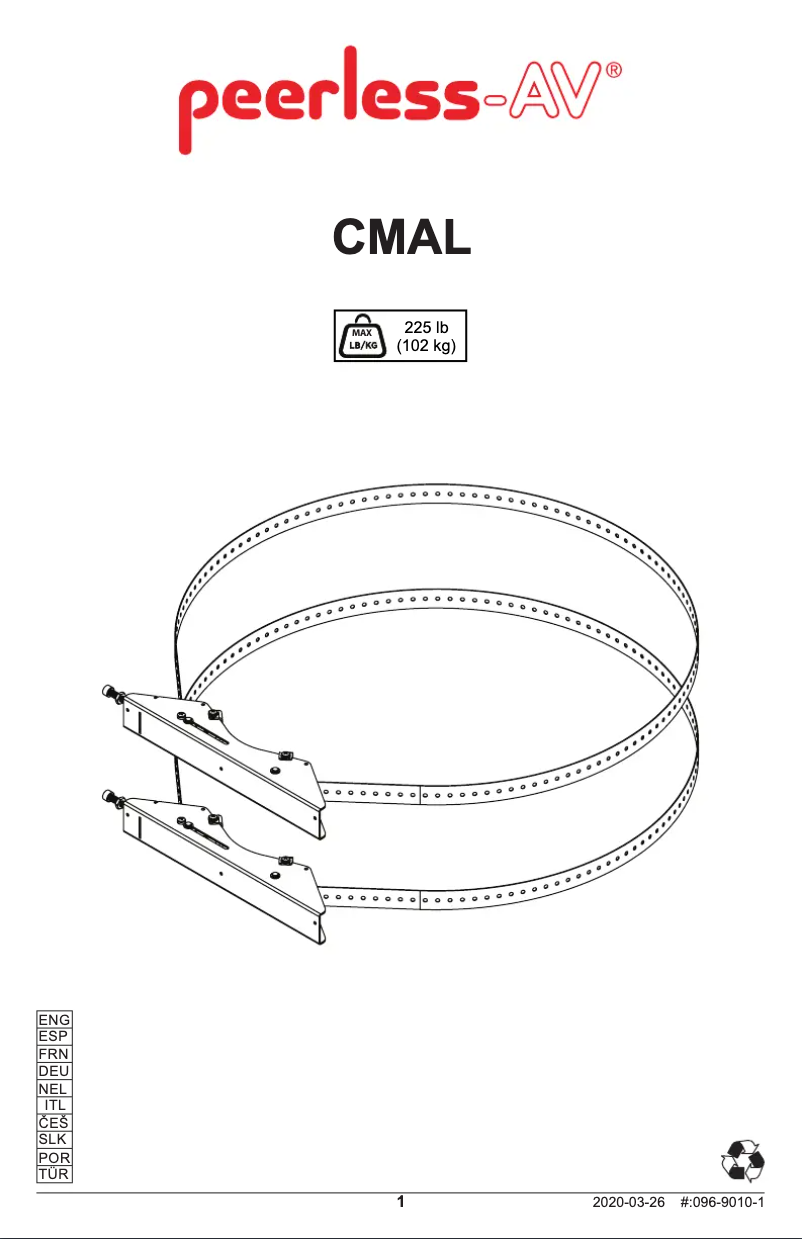 Imagen de la primera página del manual del dispositivo CMAL