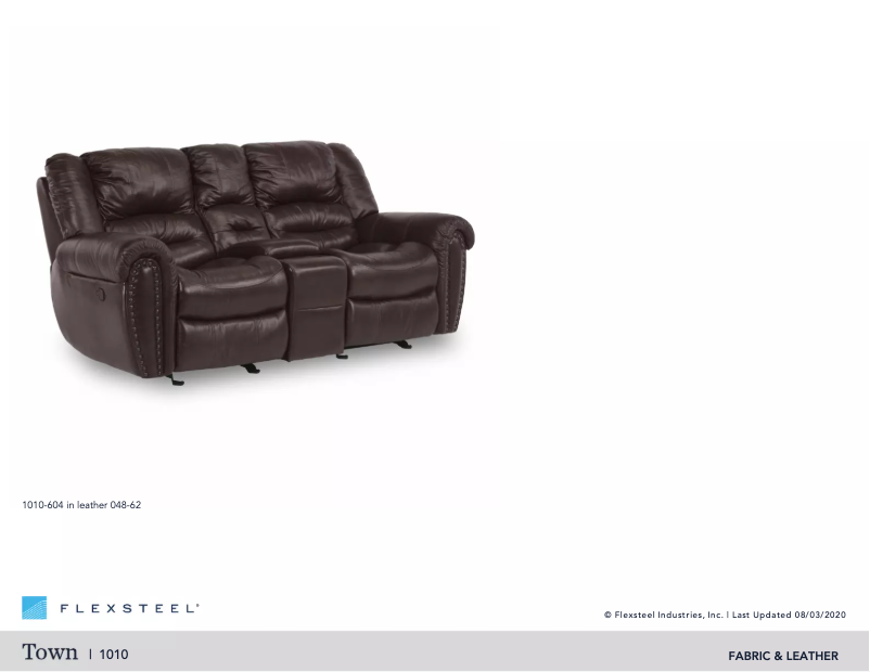 Página 1 del manual Manual de usuario Flexsteel Town 1010-604