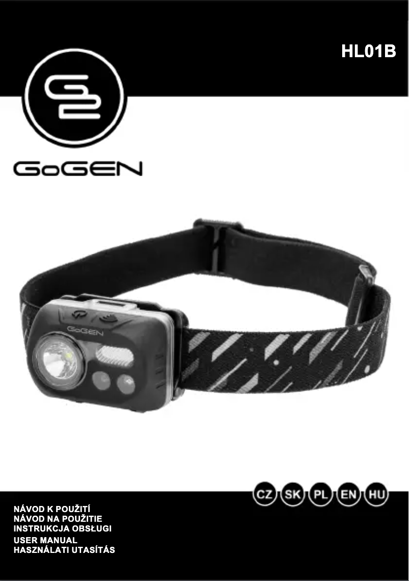 Imagen de la primera página del manual del dispositivo HL01B