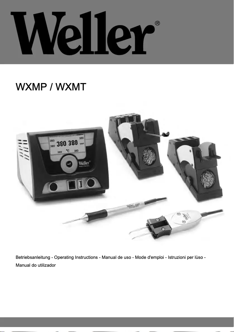 Imagen de la primera página del manual del dispositivo WXMP