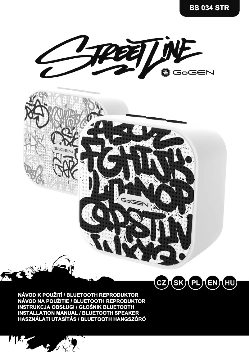 Imagen de la primera página del manual del dispositivo BS 034STRB