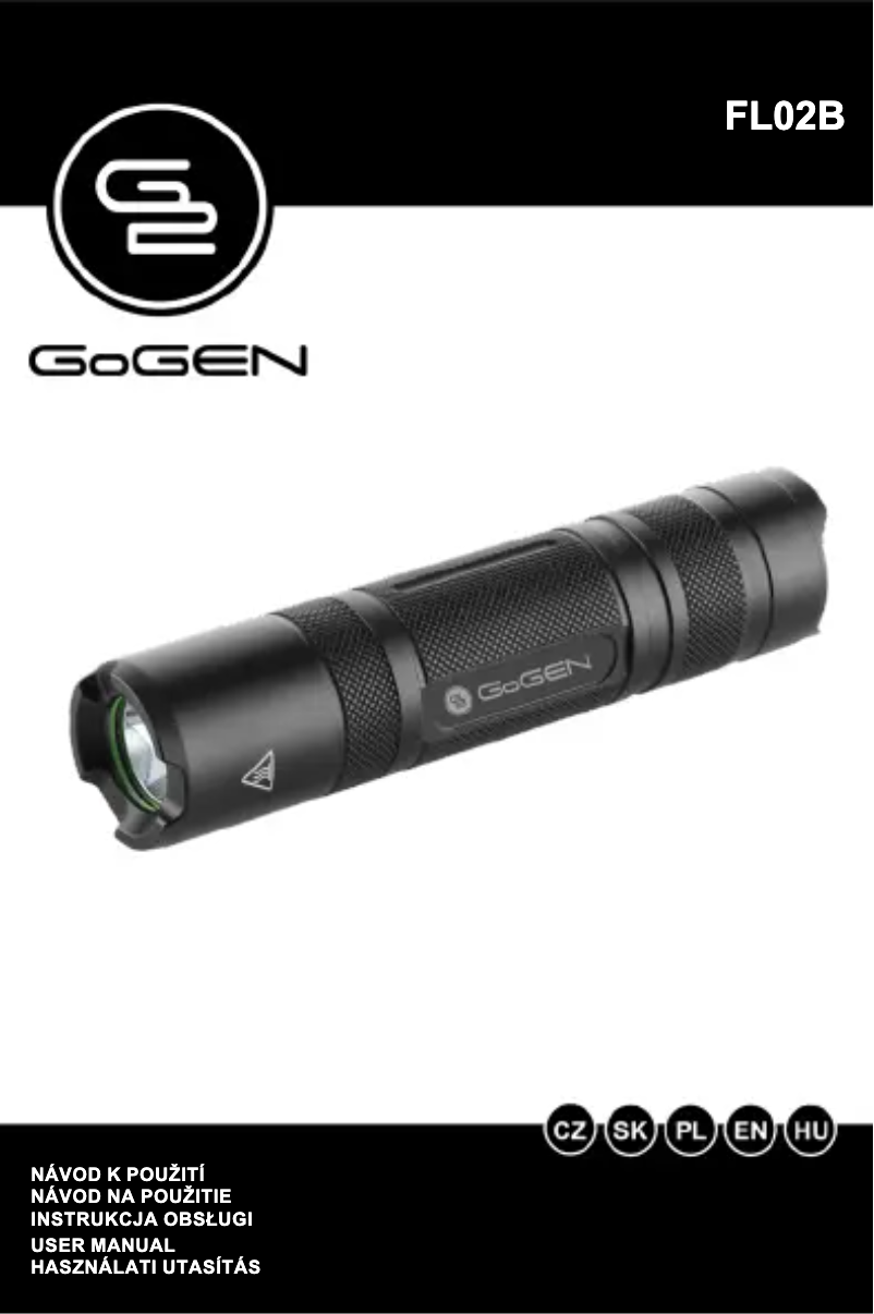 Imagen de la primera página del manual del dispositivo FL02B