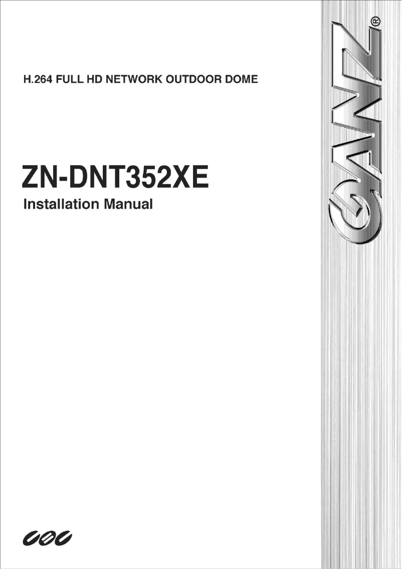 Página 1 del manual Manual de usuario Ganz PixelPro ZN-DNT352XE