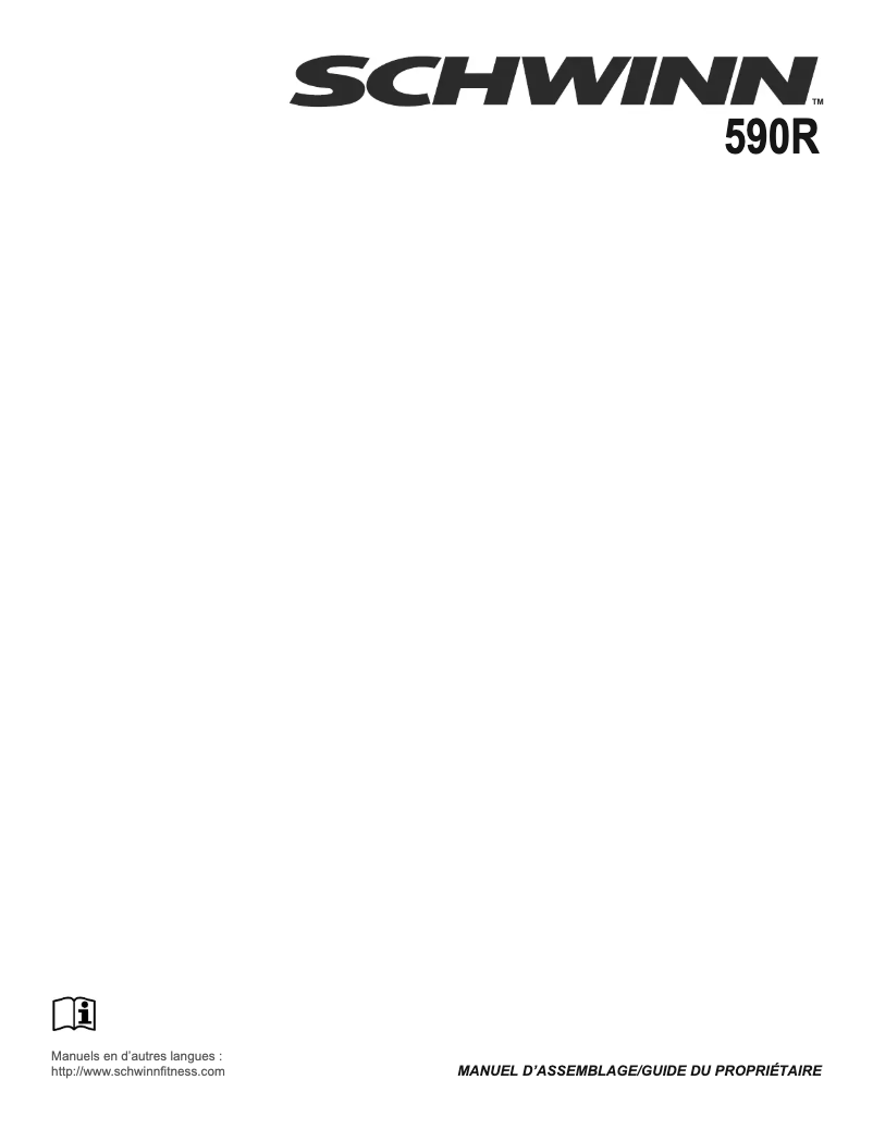 Página 1 del manual Manual de usuario Schwinn 590R