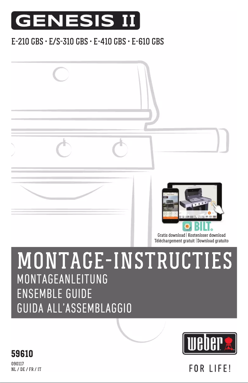 Imagen de la primera página del manual del dispositivo Genesis II S-310 RVS GBS