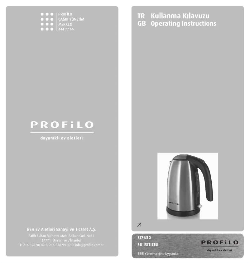 Página 1 del manual Manual de usuario Profilo SI7630