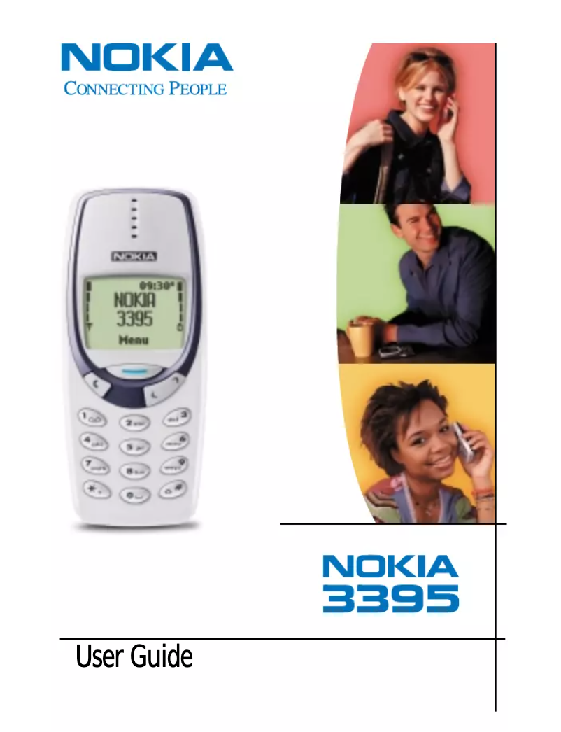 Página 1 del manual Manual de usuario Nokia 3395