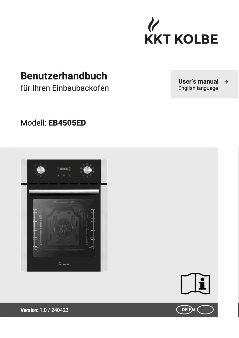 Imagen de la primera página del manual del dispositivo EB4505ED