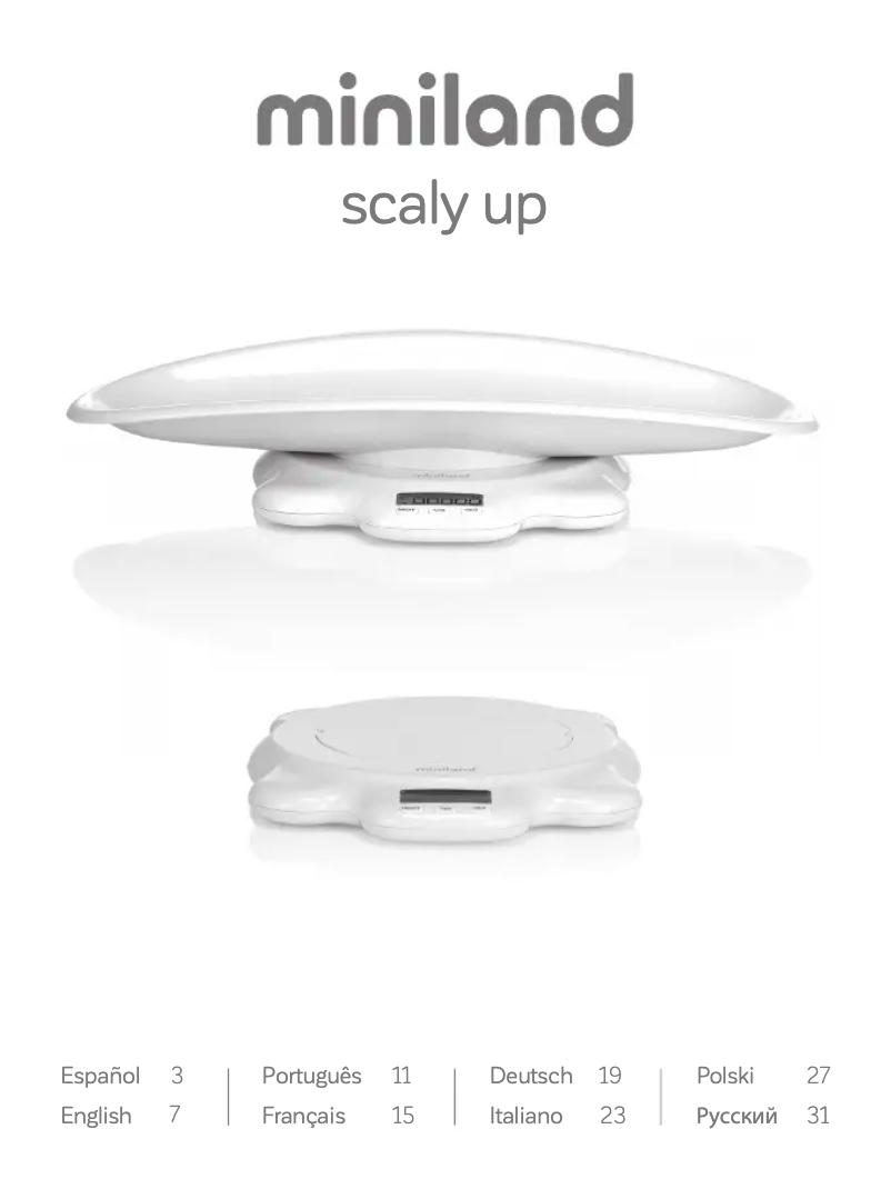 Imagen de la primera página del manual del dispositivo Scaly Up