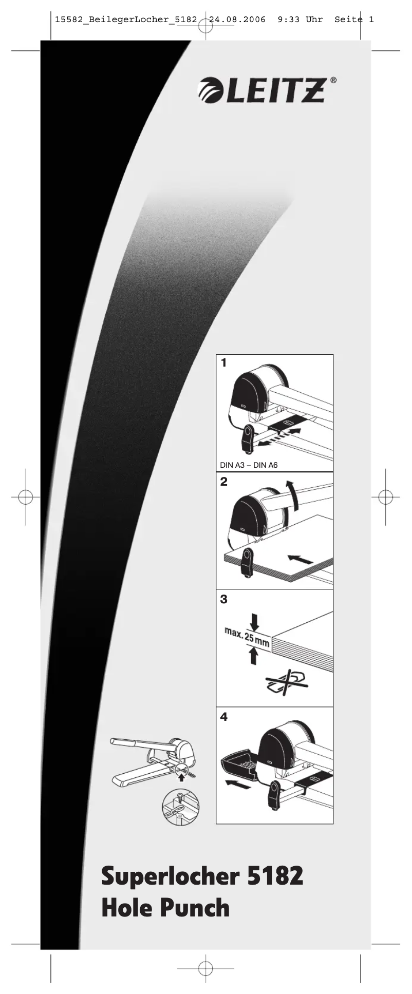 Página 1 del manual Manual de usuario Leitz 5182