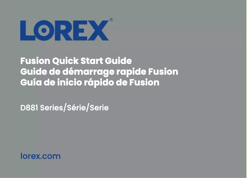 Página nº 1 - Manual de usuario Lorex D881A82B-8DA4-E