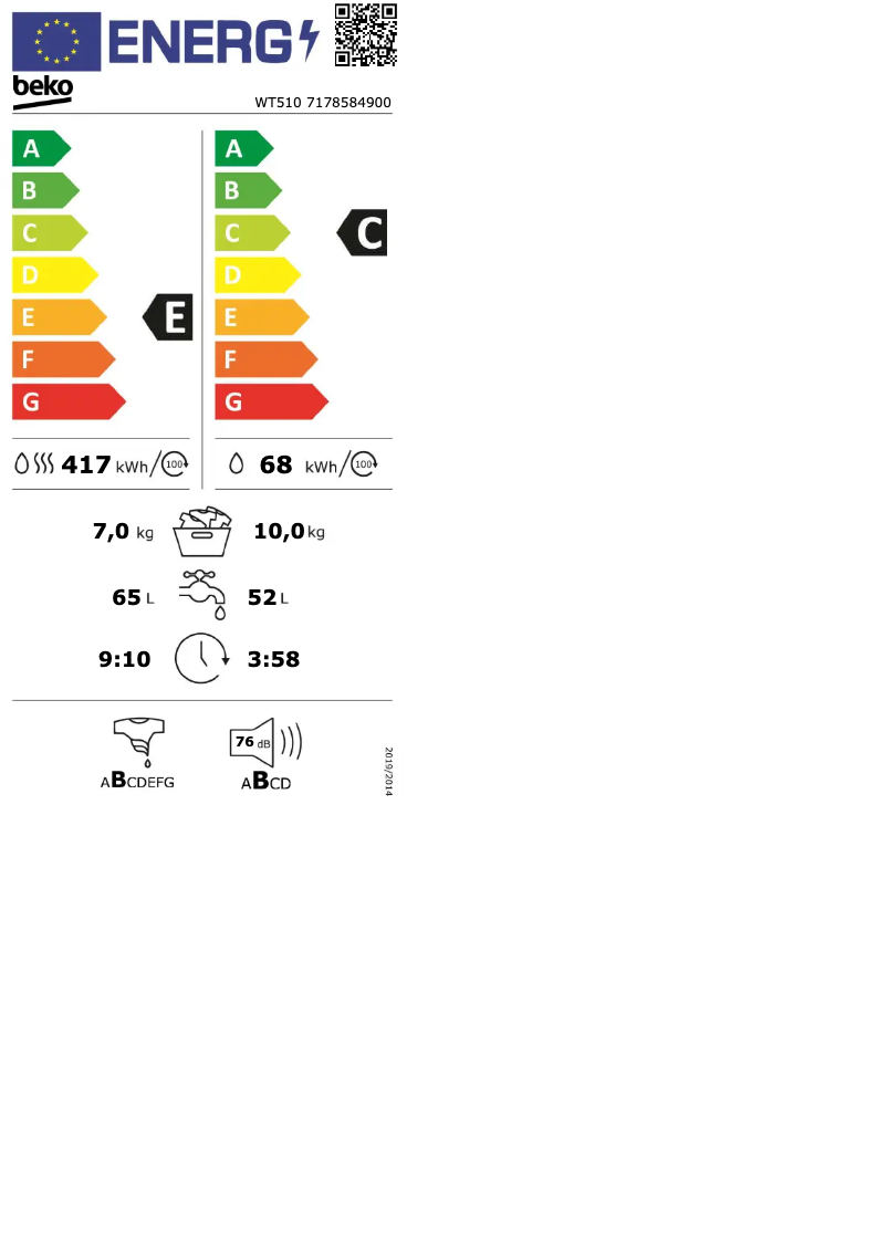 Imagen de la primera página del manual del dispositivo WT510