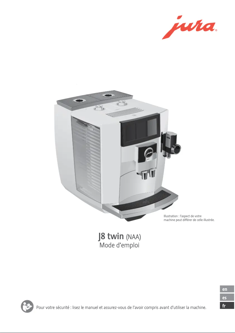 Imagen de la primera página del manual del dispositivo J8 twin