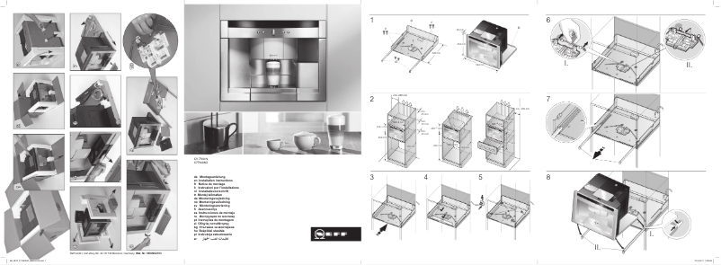 Página 1 del manual Guía de instalación Neff C77V60N2GB