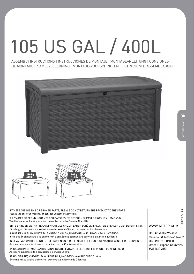 Página 1 del manual Manual de usuario tepro Borneo