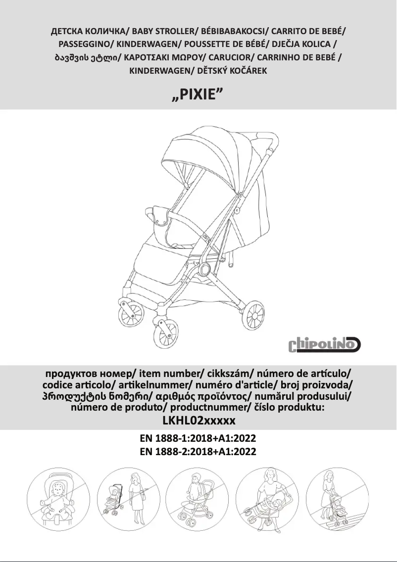Página 1 del manual Manual de usuario Chipolino Pixie