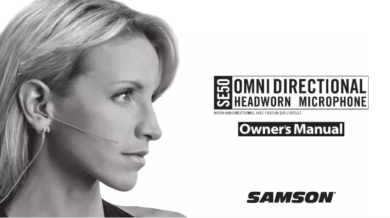 Imagen de la primera página del manual del dispositivo SE50